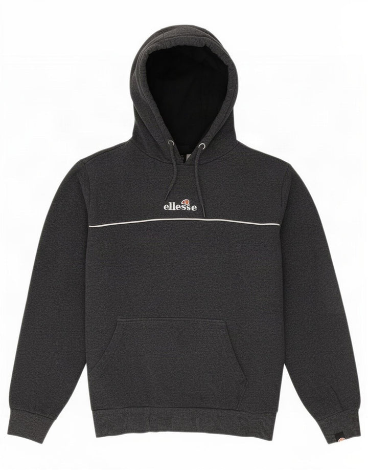 Ellesse Womens Hoodie Jumper Medium Grey Cotton
