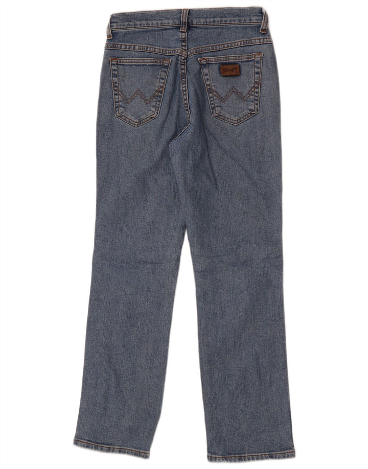 Wrangler Womens Straight Jeans US 10 Medium W28 L28 Blue Cotton