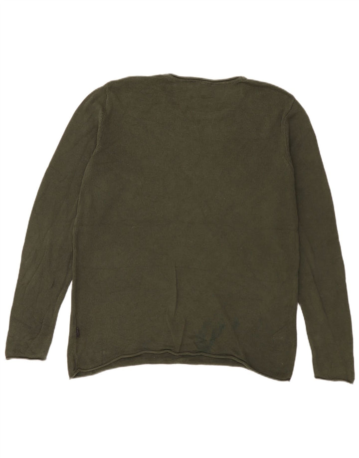 Maglione maglione girocollo da uomo Jack & Jones grande verde