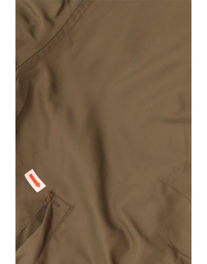 ZARA Mens Bomber Jacket UK 38 Medium Khaki Nylon