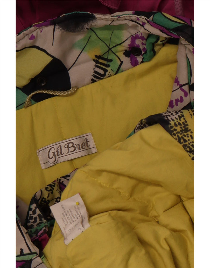 Gil Bret Womens Hooded Padded Jacket UK 16 Large Multicoloured Polyamide