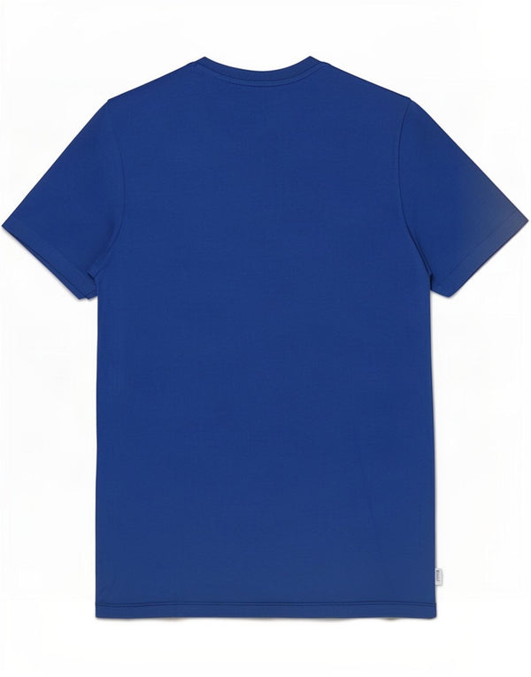 Jack & Jones - T-shirt grafica da uomo Core, piccola, in cotone color block blu
