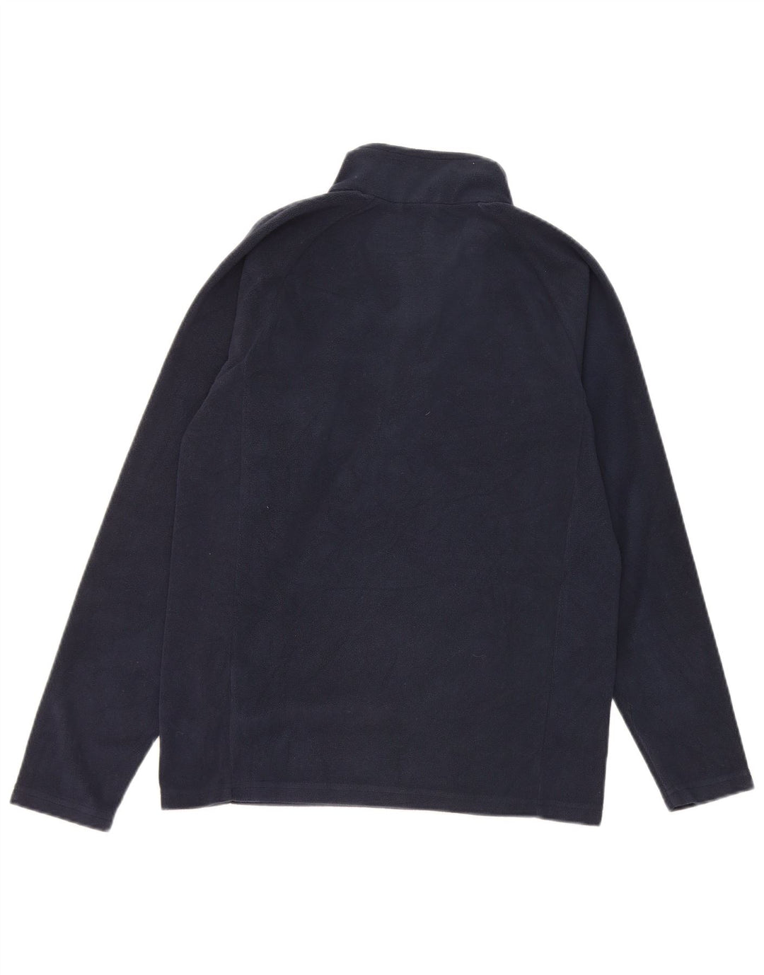 Kappa Boys Zip Neck Fleece Jumper 13-14 Years Navy Blue Polyester