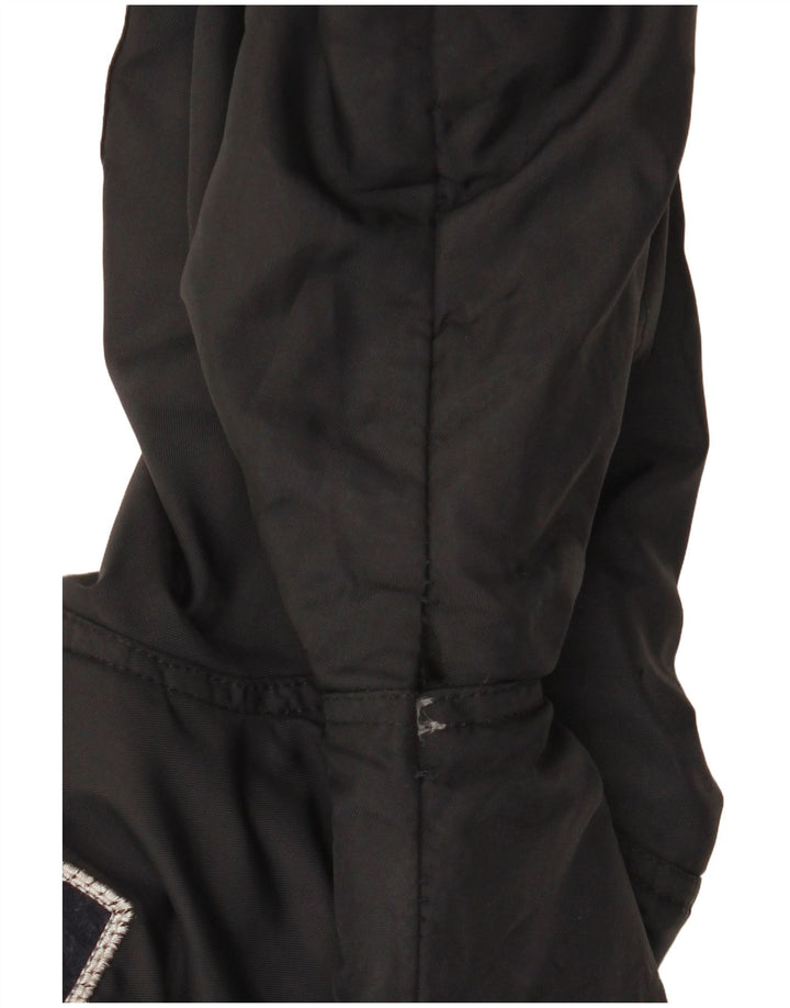FOGLIADORO Mens Bomber Jacket UK 40 Large Black