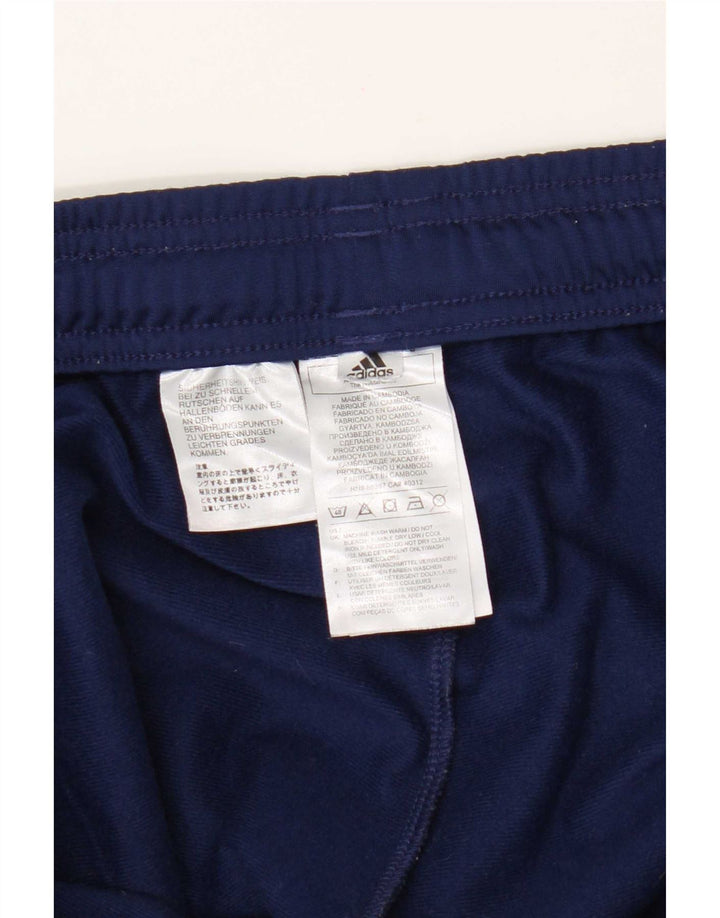 Adidas Mens Tracksuit Trousers Joggers 2XL  Navy Blue Polyester