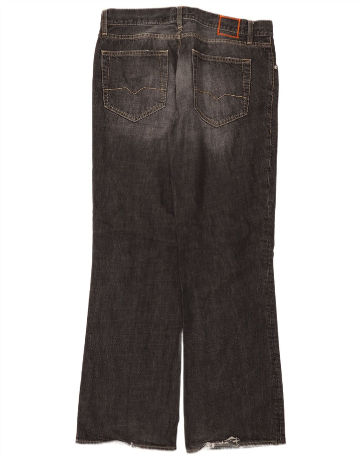 Jeans bootcut da uomo HUGO BOSS W34 L32 cotone nero