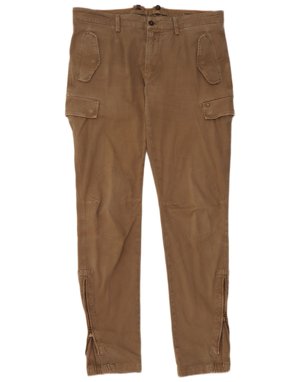 Ανδρικό Slim Cargo Παντελόνι Mason's EU 52 XL W36 L33 Μπεζ βαμβακερό
