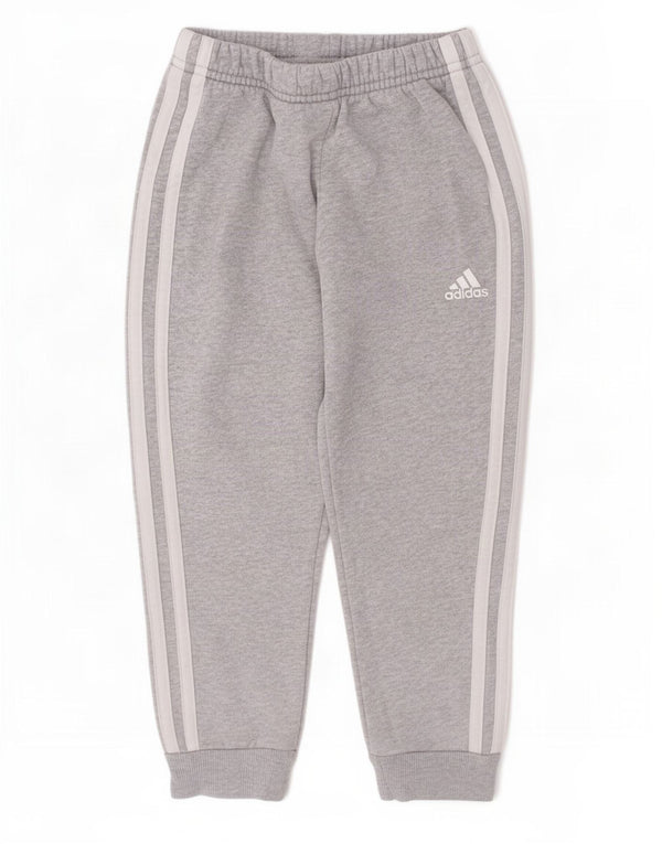 Pantaloni della tuta da ragazzo Adidas Joggers 5-6 anni in cotone grigio