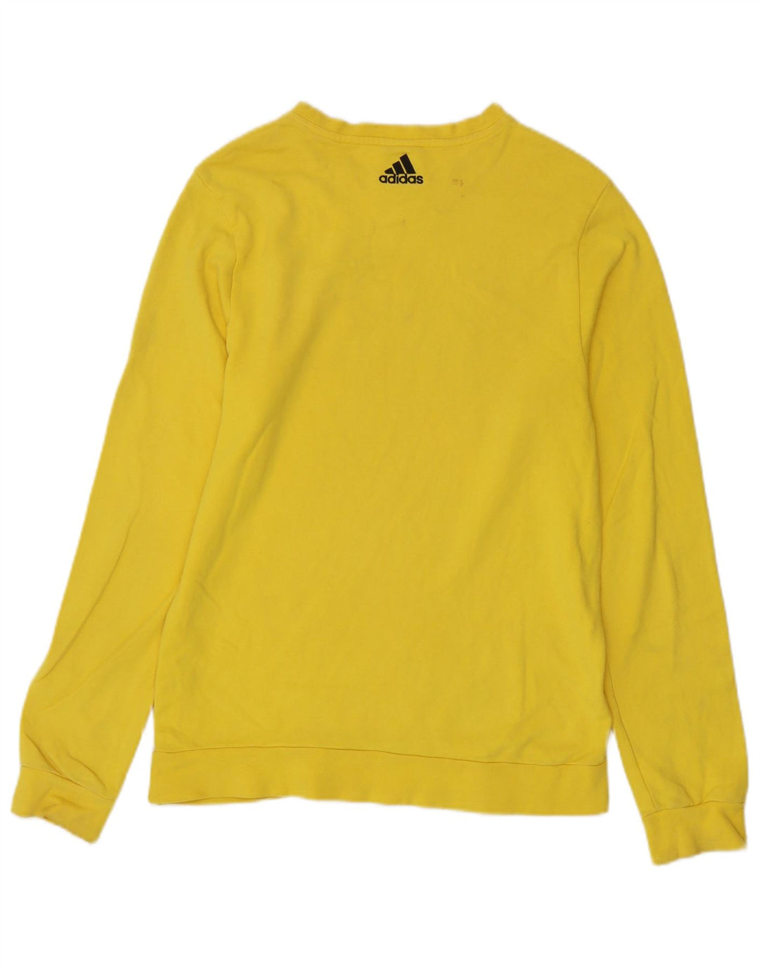 Adidas Mens Graphic Sweatshirt Jumper Medium Yellow