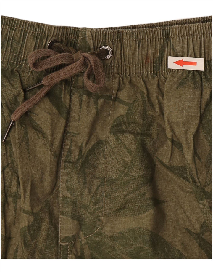 Billabong Mens Sport Shorts Medium  Khaki Floral