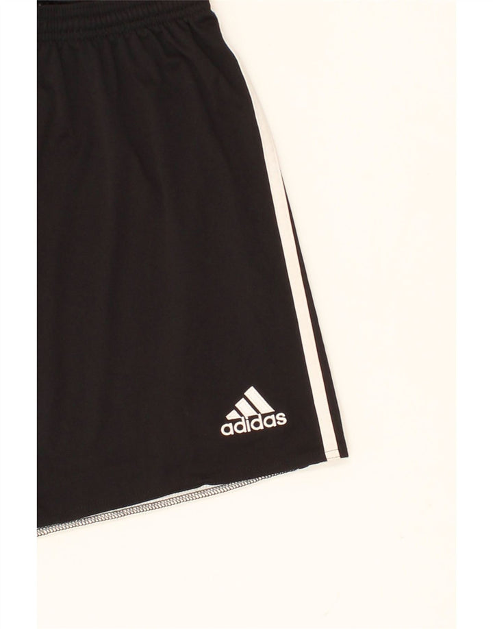 ADIDAS Boys Climacool Sport Shorts 7-8 Years Black Polyester Vintage Adidas and Second-Hand Adidas from Messina Hembry 