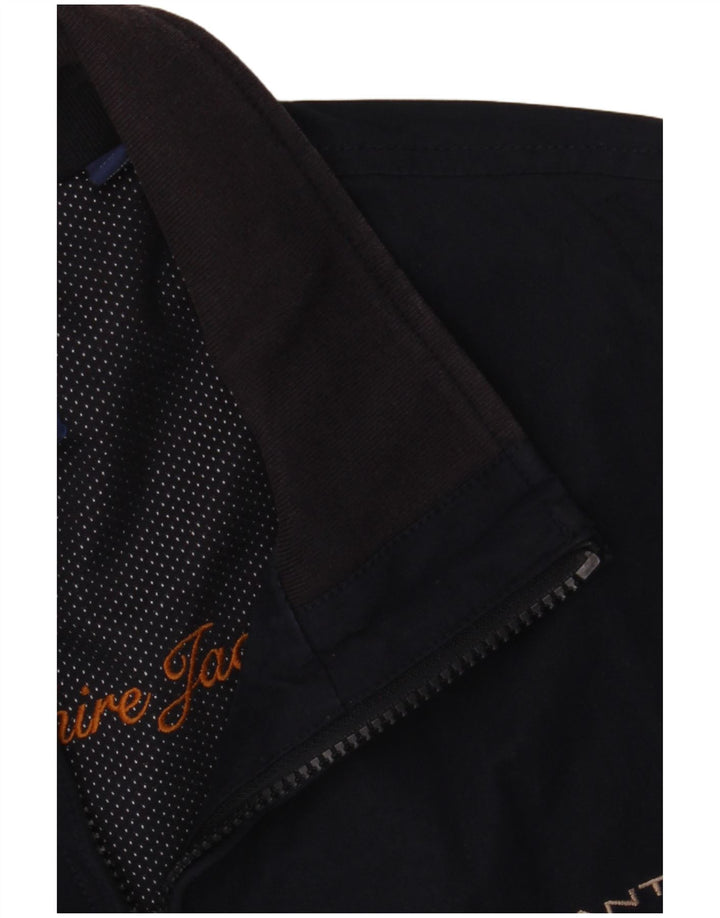 Gant Bomber Jacket UK 38 Medium Navy Blue Polyester