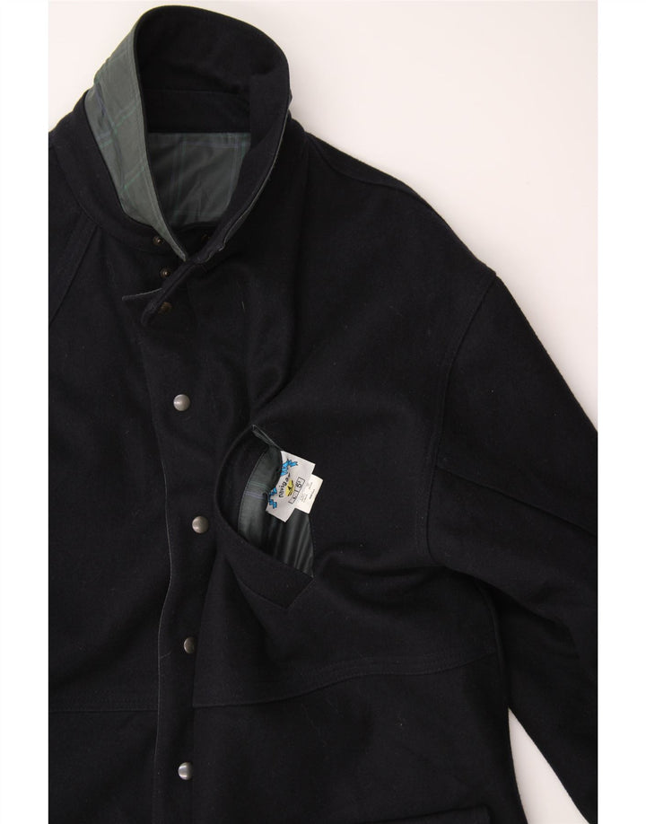 NAVIGARE Mens Reversible Jacket UK 40 Large Navy Blue Wool Vintage Navigare and Second-Hand Navigare from Messina Hembry 