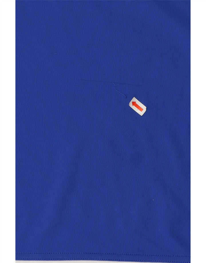 Adidas Mens Climalite T-Shirt Top XL Blue Colourblock Polyester