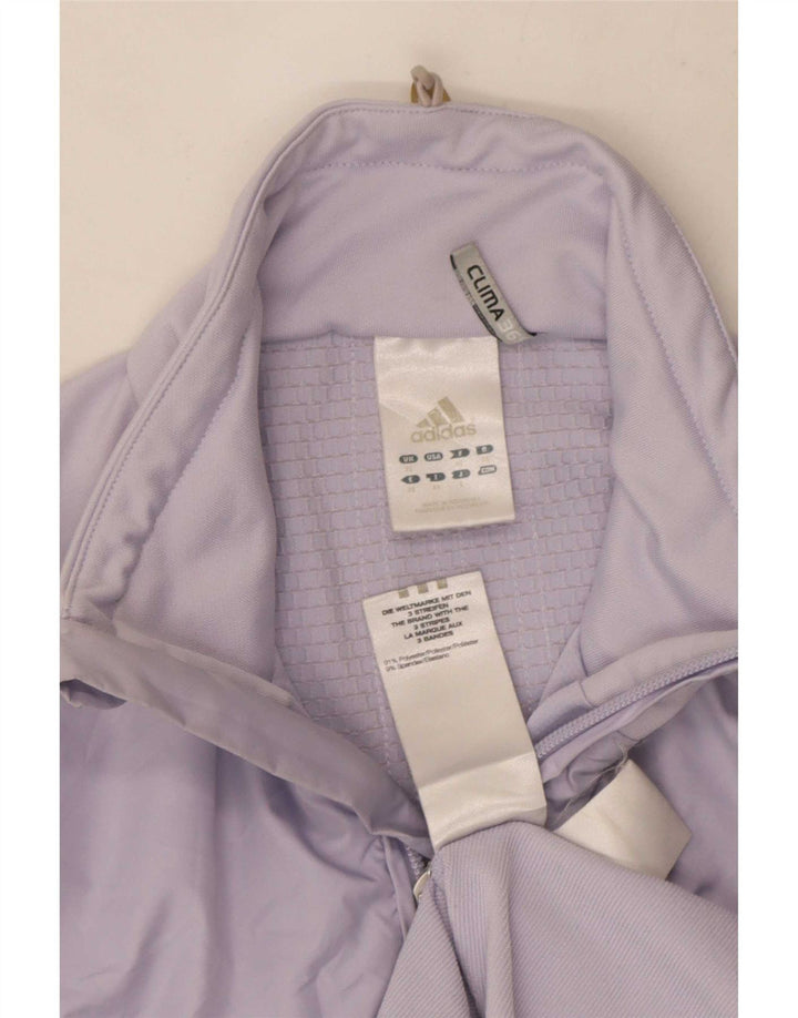 Adidas Dame Clima 365 Træningsdragt Topjakke UK 12 Medium Lilla Polyester