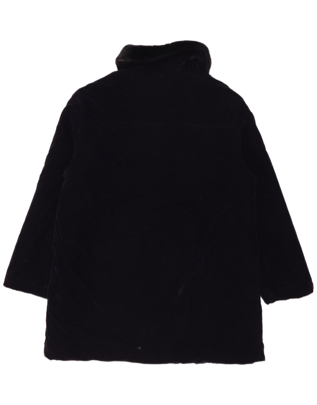 Soprabito in velluto da donna Jaeger UK 14 poliestere blu navy medio