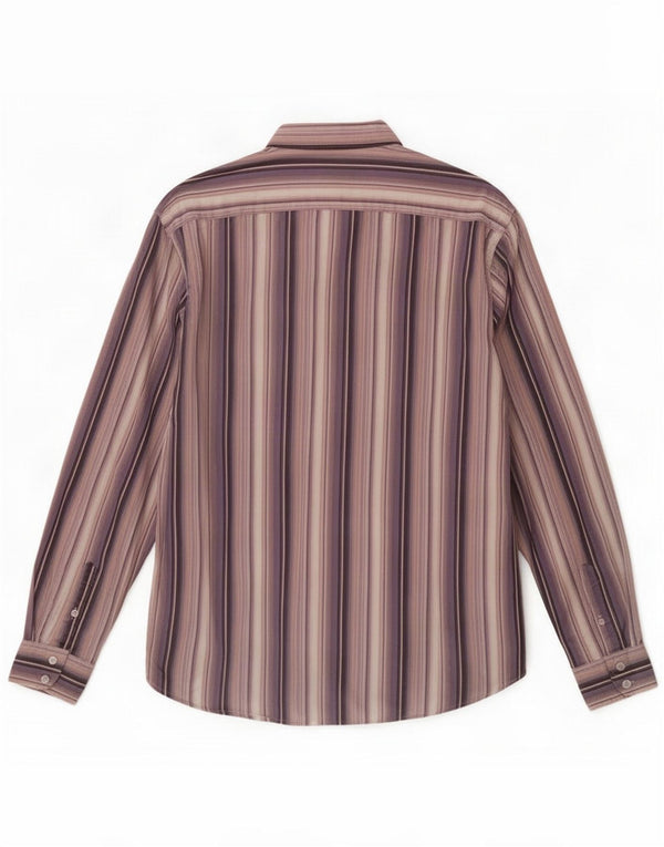 Ted Baker Chemise Homme Taille 6 2XL Violet Rayé Coton