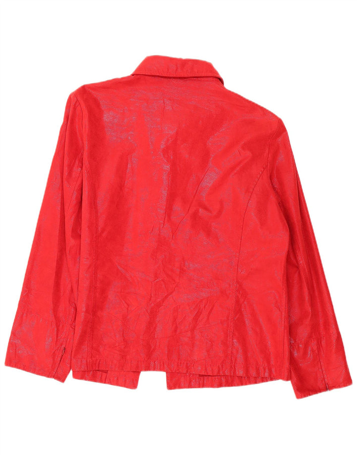 Женский пиджак-пончо Carol UK 18 XL из полиэстера с красными пятнами