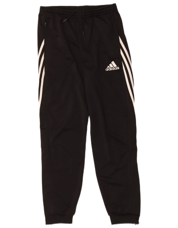 Adidas Drenge Træningsdragt Bukser Joggers 13-14 år XL Sort Polyester