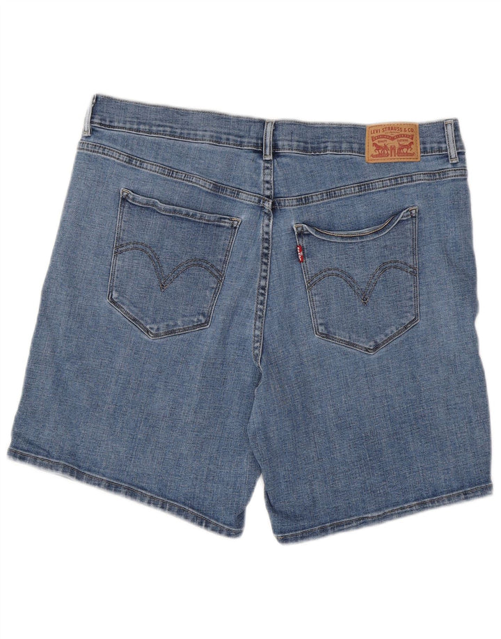 Pantaloncini di jeans classici da donna Levi's W32 Large in cotone blu