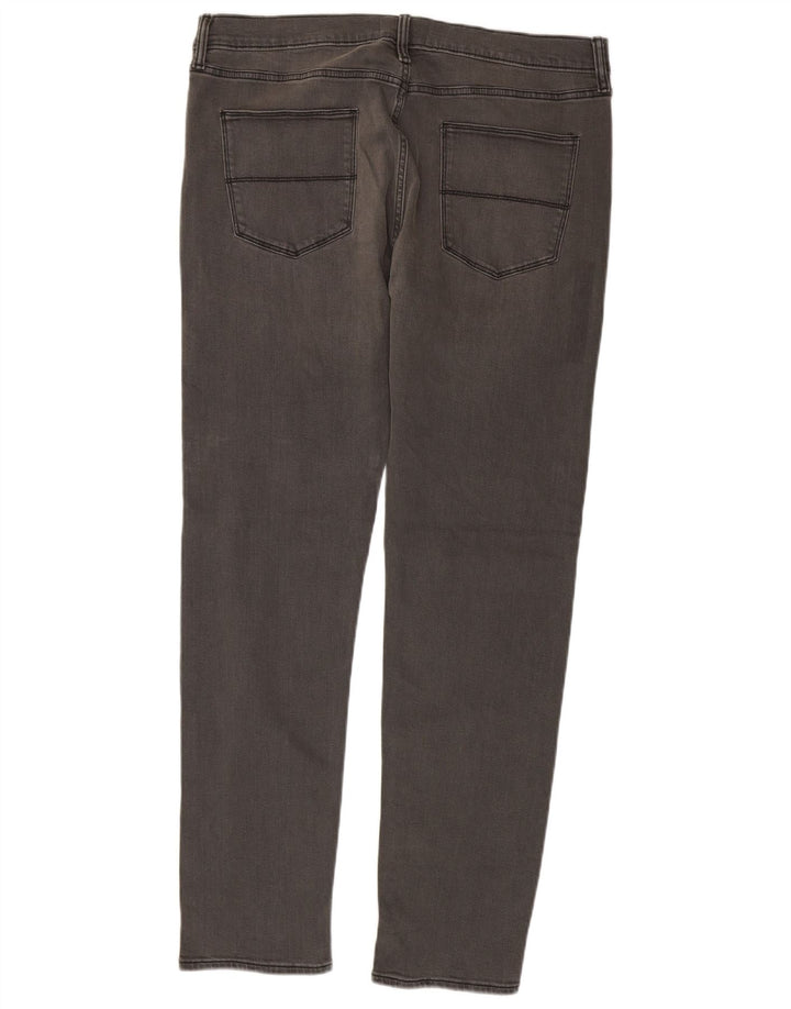 Marks & Spencer Mens Slim Jeans W36 L33 Grey Cotton