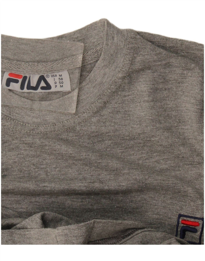 Maglietta Fila Da Uomo Top Grigio Medio