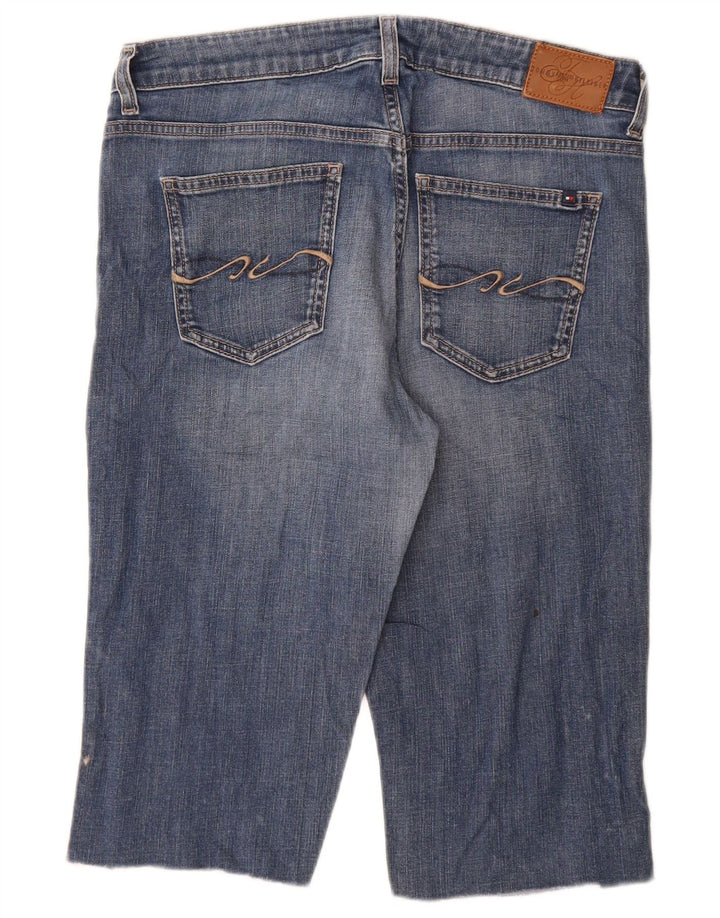 Tommy Hilfiger denimshorts til kvinder W30 Mellemblå bomuld