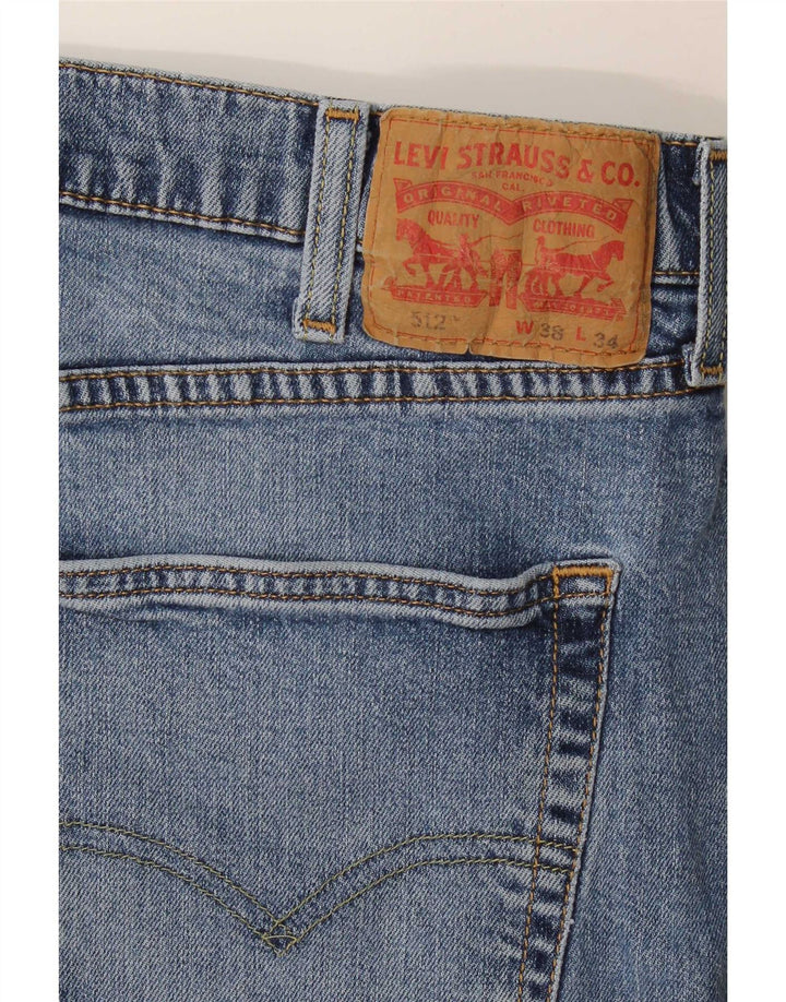 Jeans Levi's Uomo 512 Slim affusolati W38 L34 Blu