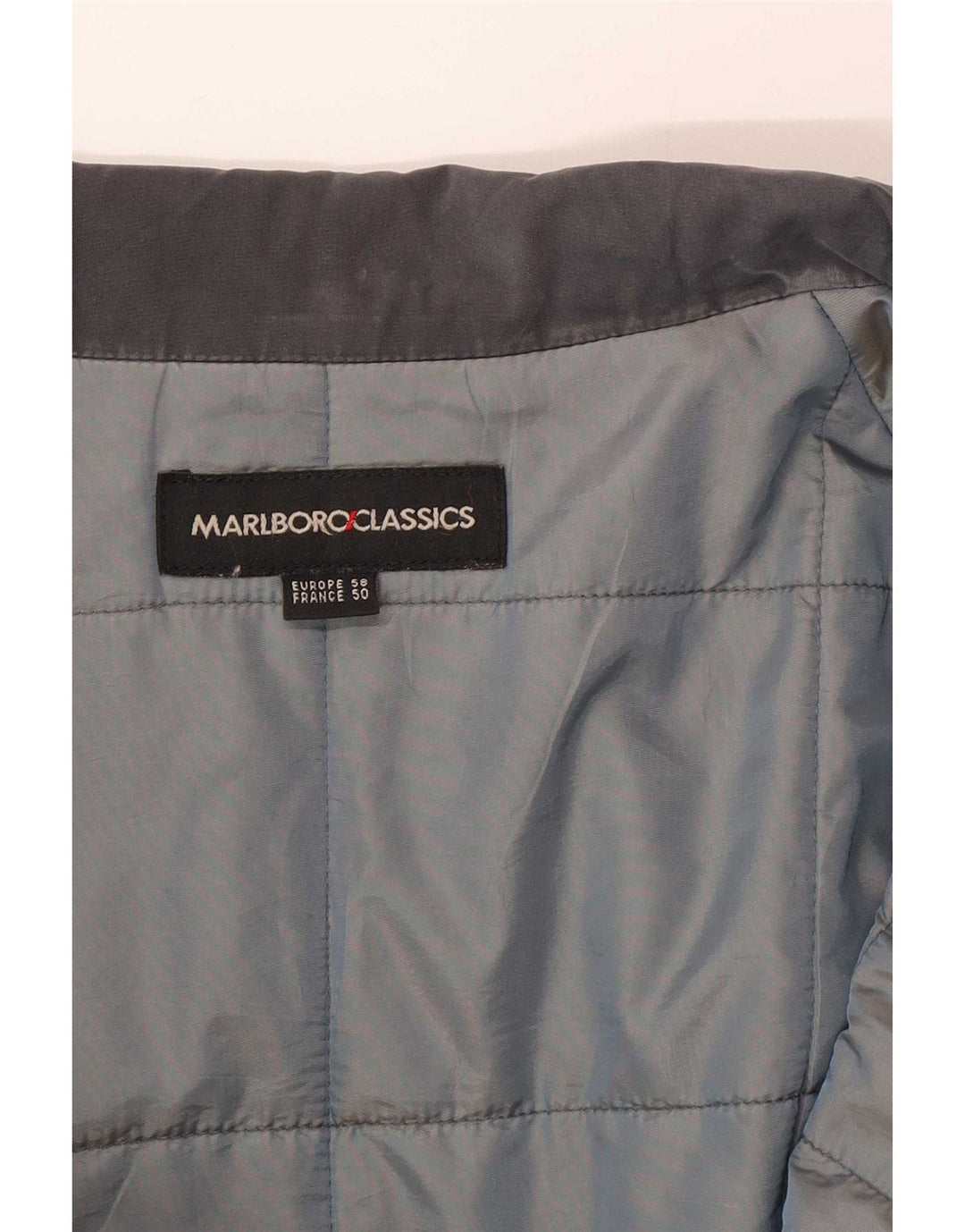 Marlboro Classics Herren Wattierte Jacke IT 58 4XL Blau