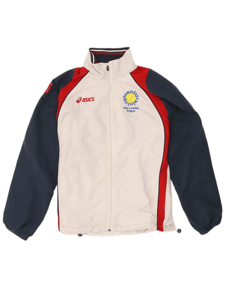 Asics Herre grafisk træningsdragt Topjakke XL Hvid Colourblock Polyester