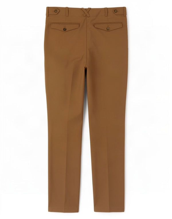 Reiss Womens Slim Suit Trousers UK 8 Small W30 L29 Brown Wool