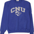 CHAMPION Mens Graphic Sweatshirt Jumper Medium Blue Cotton Vintage Champion and Second-Hand Champion from Messina Hembry 