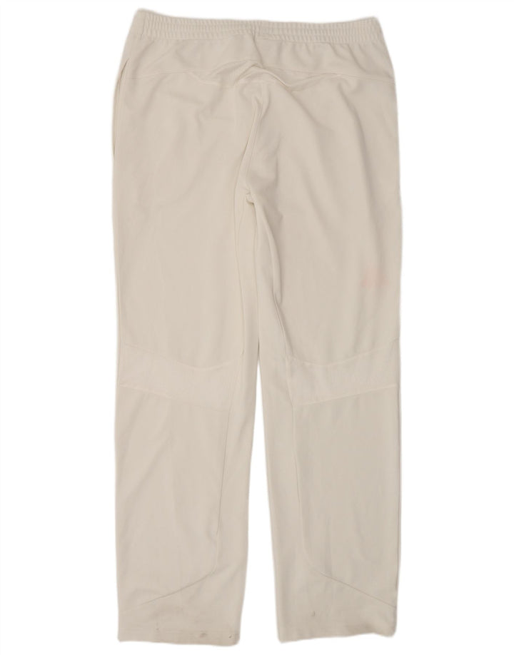 Adidas Pantalon de survêtement pour homme Large Blanc Polyester