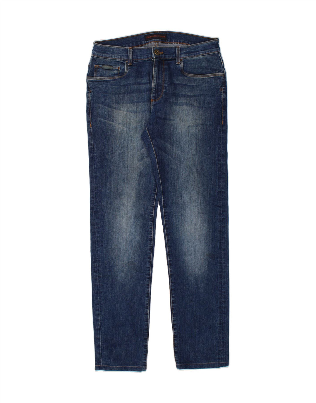 TRUSSARDI Womens Slim Jeans W31 L32 Blue Vintage Trussardi and Second-Hand Trussardi from Messina Hembry 