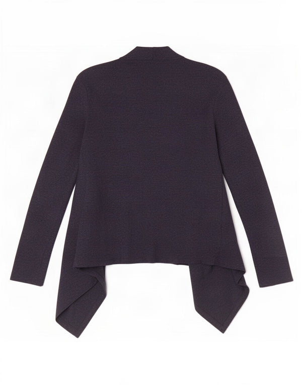 Marks & Spencer Γυναικεία μακρυμάνικη μπλούζα τοπ UK 8 Small Navy Blue Gingham
