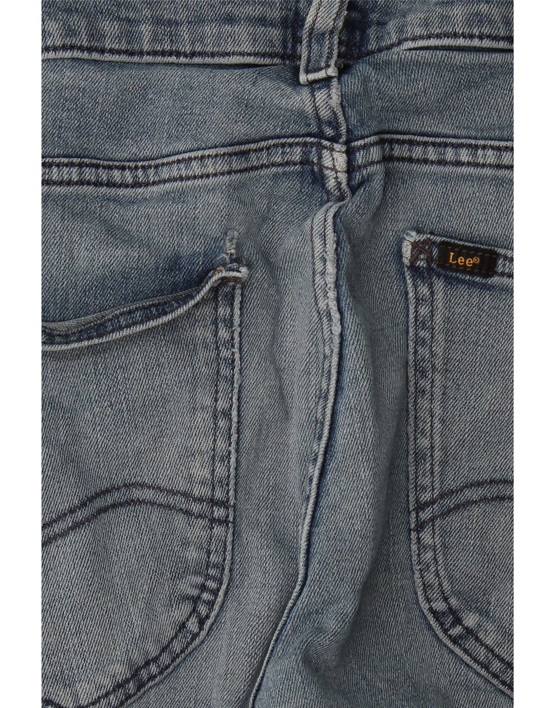 Lee Womens Powell Slim Jeans W32 L34 Blue Cotton