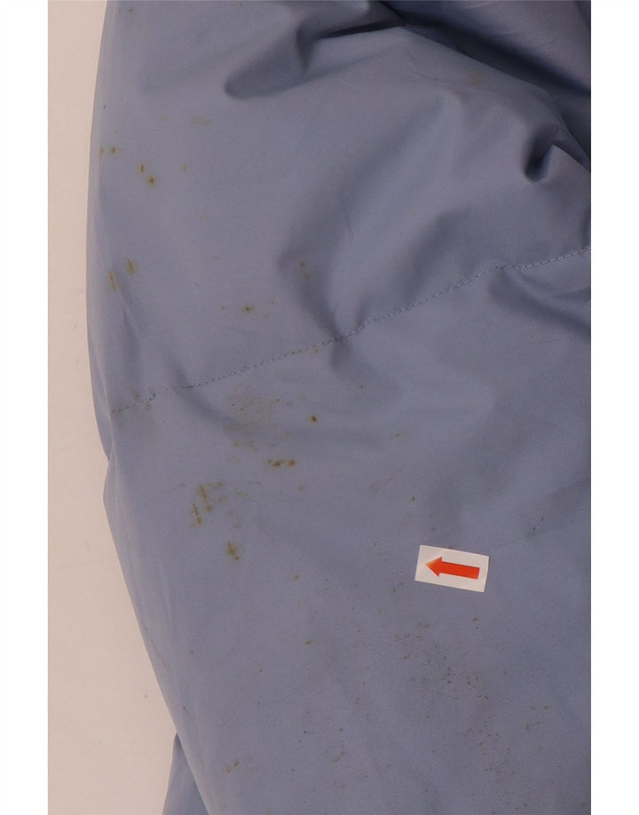 Adidas Womens Oversized Padded Jacket UK 14 Large Blue Polyester