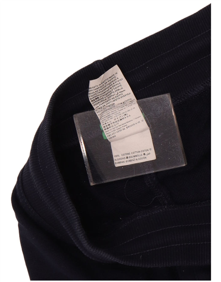 Benetton Mens Sport Shorts Medium  Navy Blue Cotton
