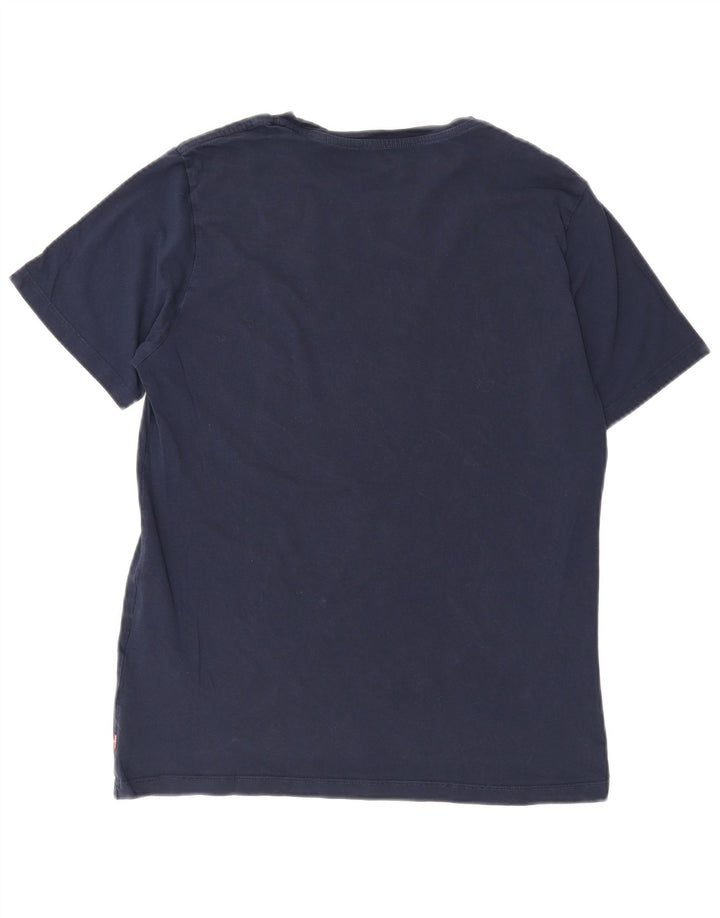 Levi's Tee-Shirt à Manches Courtes Regular Graphic Homme Bleu Marine Moyen