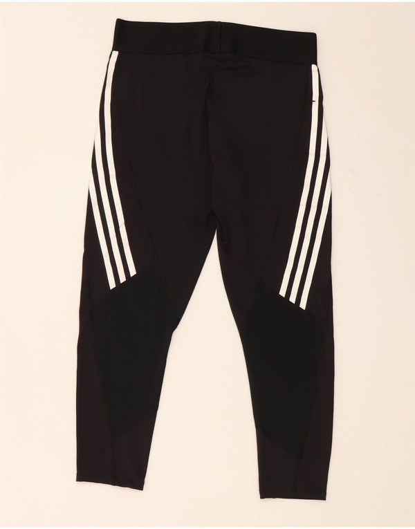 Adidas Womens Aeroready Leggings UK 12/14 Medium  Black Polyester