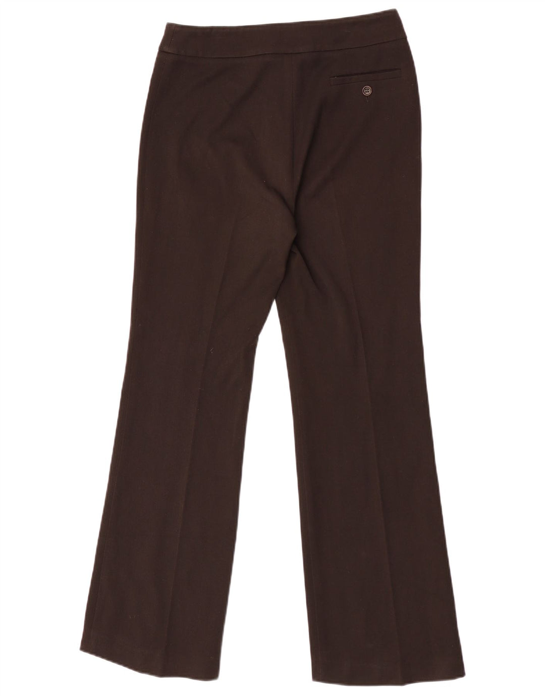 Pantaloni da abito bootcut da fine settimana Max Mara da donna UK 8 piccoli W27 L30 marrone