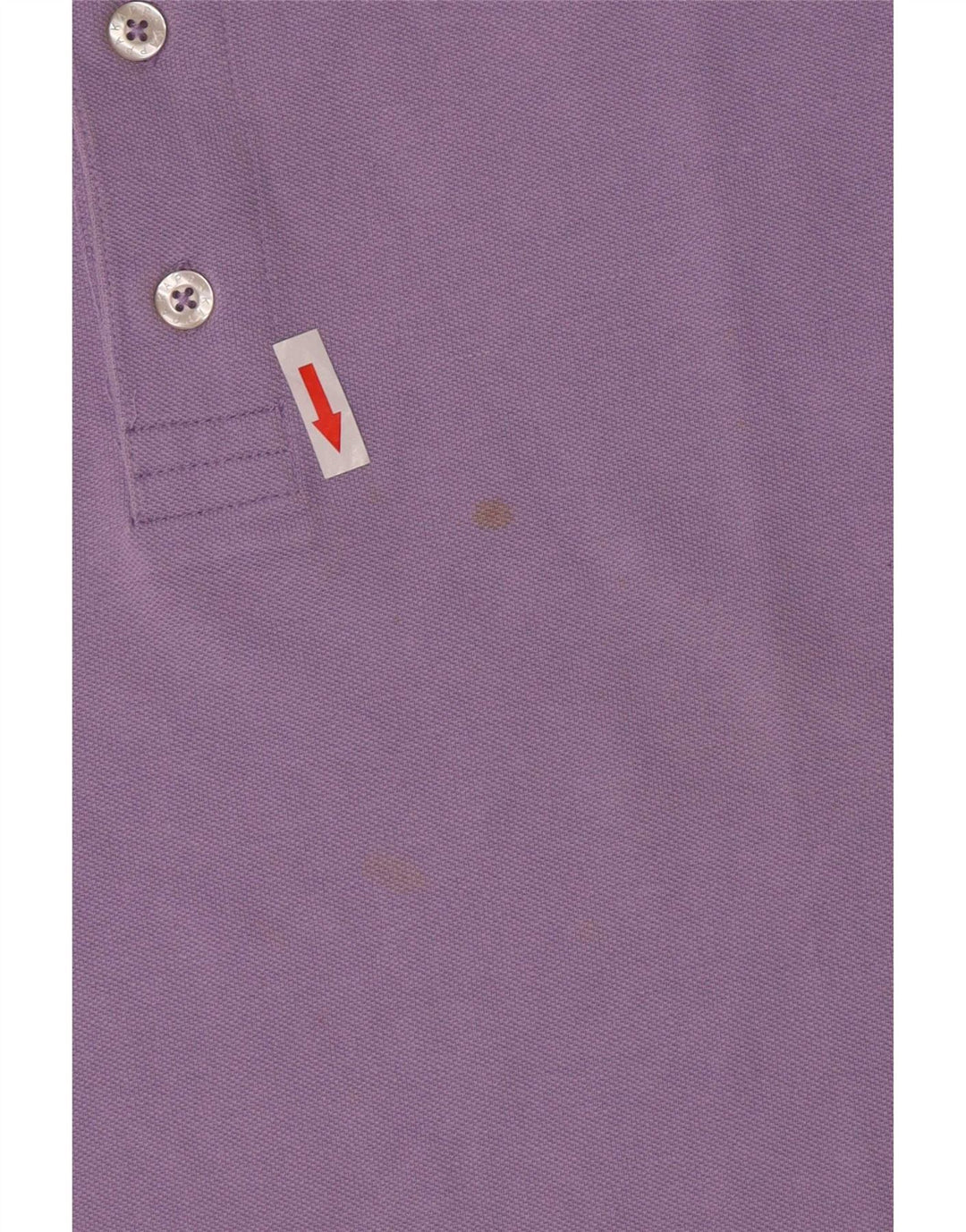 Polo Kappa da uomo in cotone viola medio