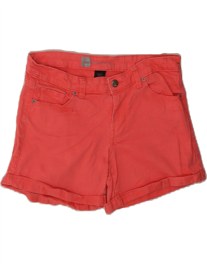 MOSSIMO Womens Premium Denim Shorts US 8 Medium W30 Red Cotton Vintage Mossimo and Second-Hand Mossimo from Messina Hembry 