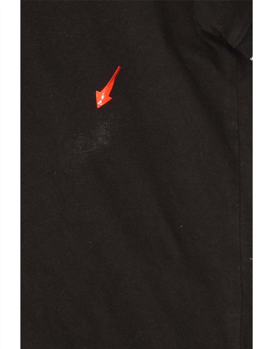 GAS Mens Polo Shirt Medium Black Cotton