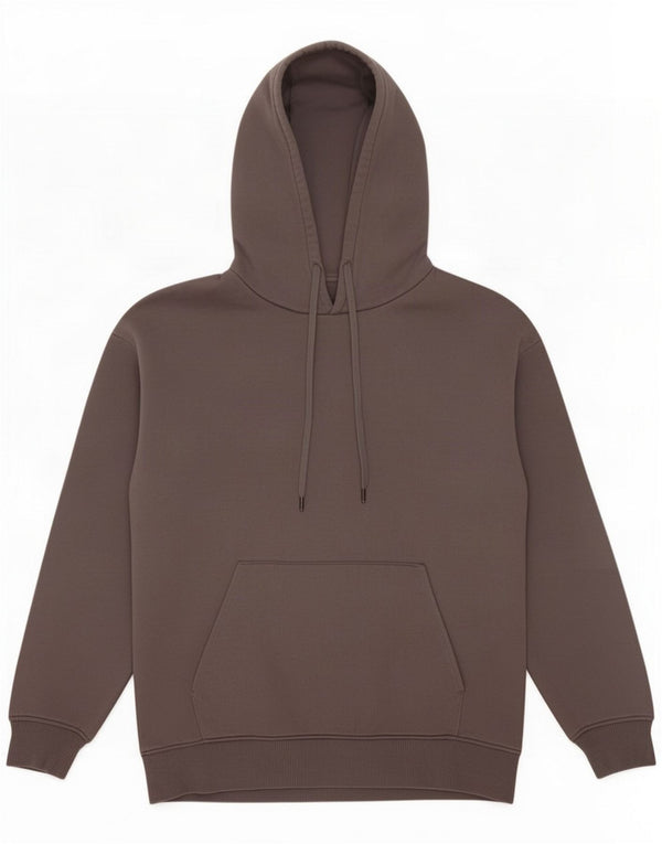 Zara Maglia con cappuccio da uomo grande in cotone grigio