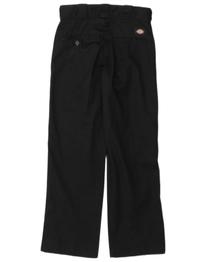 Dickies Womens Straight Chino Trousers W26 L28 Black Polyester