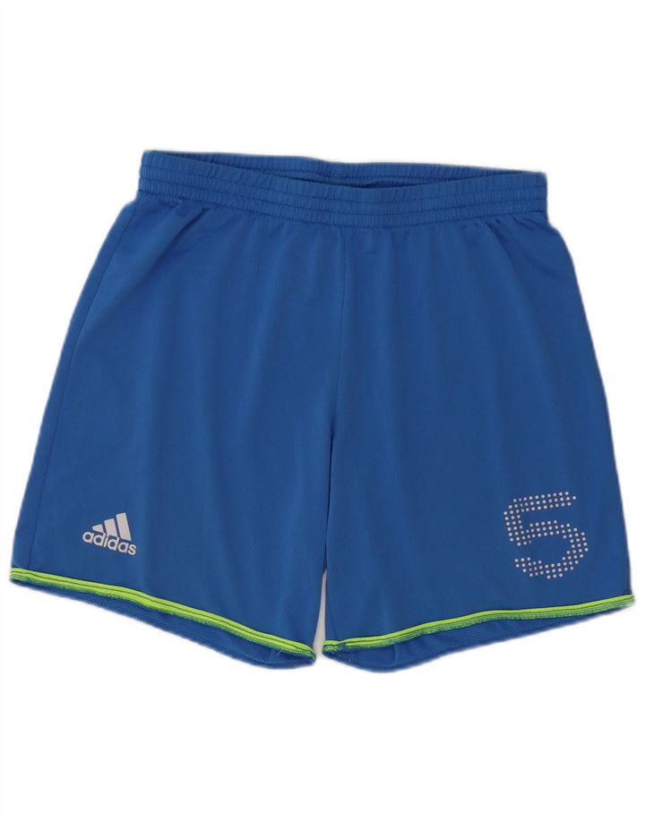 Adidas Mens Graphic Sport Shorts Large Blue Polyester