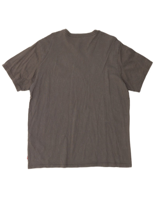 Levi's T-Shirt Relaxed Graphic Homme Gris Coton Large