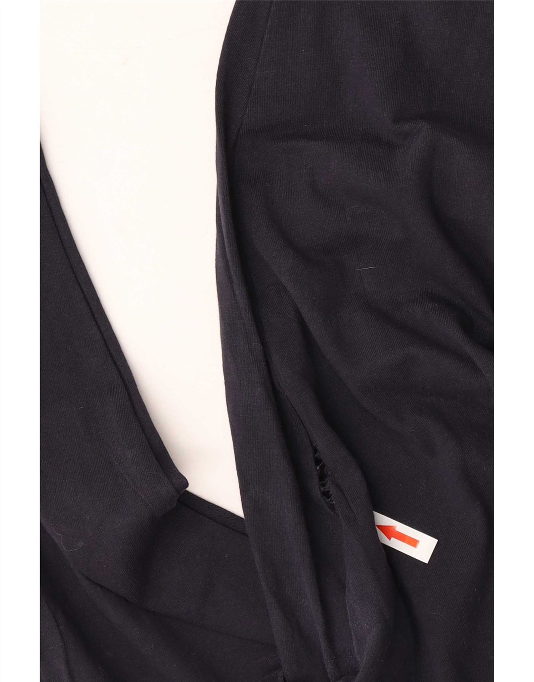 Marks & Spencer Womens Crop Leggings UK 10 Small Navy Blue Cotton