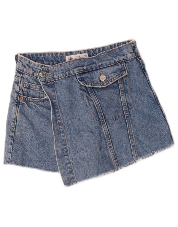 Zara Jeansshorts für Mädchen, 9–10 Jahre, W24, Blau